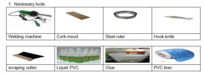 Factory Supply Waterproof Mosaic PVC Plastic Vinyl Swimming Pool Liner for Outdoor Swimmingpool Film Schwimmbad 7