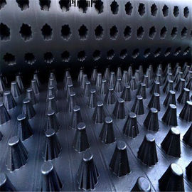 8mm/10mm/12mm height HDPE drain cell drainage board for roof with low price