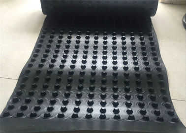 8mm/10mm/12mm height DPE Waterproofing dimple Drainage Board with geotextile
