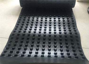 drainage cell board, white plastic drainage board, HDPE  drainage sheet with geotextile