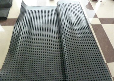 drainage cell board, white plastic drainage board, HDPE  drainage sheet with geotextile