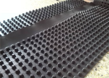 HDPE waterproof membrane type drainage materials, 600-1500gsm hdpe drainage board for green roof