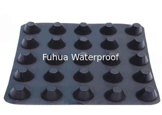 Good price drainage materials HDPE waterproofing, single side drainage cell, 3D drainage board online