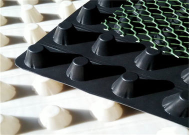 Hot sale white/green black underground vertical wall drainage board plastic dimple mat drainage