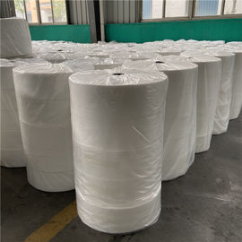 China wholesale 25gsm white 100% polyester nonwoven fabric for masks