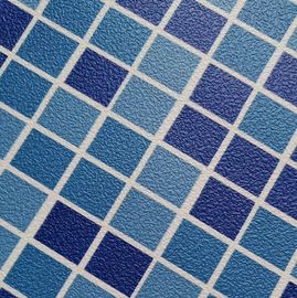 1.5mm blue/mosaic China factory sell PVC material automatic swimming pool cover