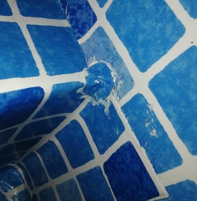 1.5mm, 1.83*25m Hot selling Durable PVC Blue Mosaic Swimming Pool Liner Material