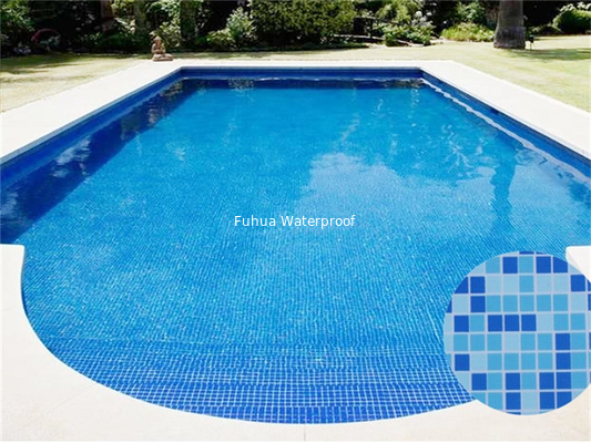 Blue color UV-resistance polyvinyl chloride pvc waterproof membrane 1.5mm 2.0mm for swimming pond