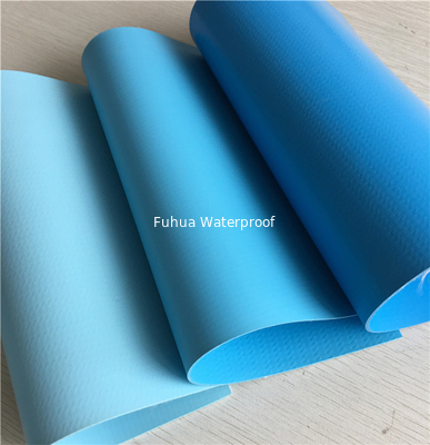 1.5mm PVC Basement Waterproofing Membrane / PVC Swimming Pool Liner Roofing Sheet