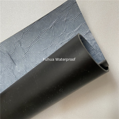 Waterstop black smooth 0.5mm-1.5mm epdm waterproof membrane epdm rubber roofing for foot roof