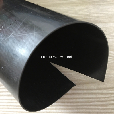 1.2MM high elastic rubber epdm waterproof membrane/ roofing material with fabric backing