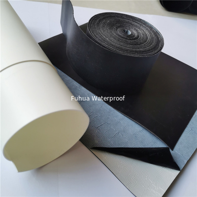 Waterproofing membrane 2mm epdm rubber waterproof membrane, 1.2mm EPDM rubber waterproof membrane for roof