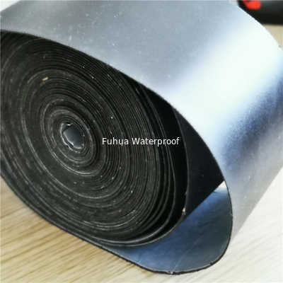 lowes rubber roofing EPDM waterproof membrane, epdm waterproofing membrane with fabric back