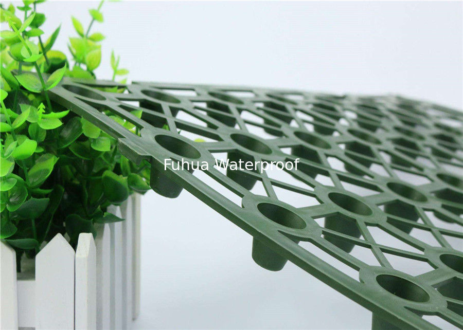 HDPE waterproof membrane type drainage materials, 600-1500gsm hdpe drainage board for green roof