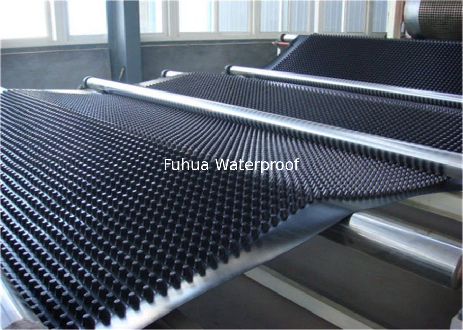 waterproofing membrane type earthquakes construction materials HDPE drainage board cell
