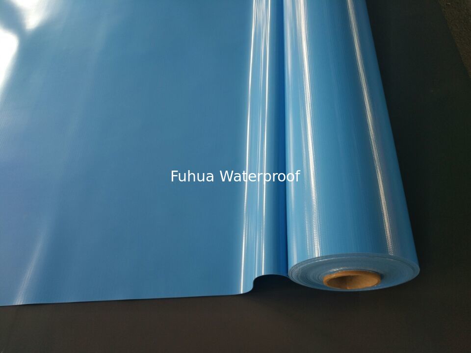 1.5mm blue UV resistance Plastic PVC swimming pool liner material Polyvinyl Chloride waterproof membrane