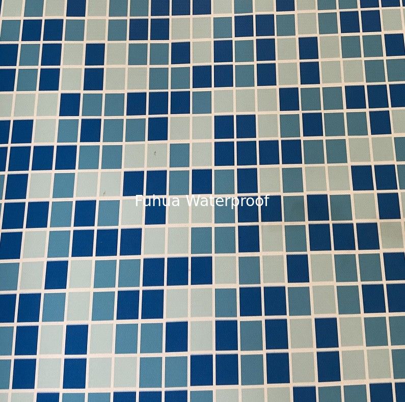 1.5mm, 1.83*25m Hot selling Durable PVC Blue Mosaic Swimming Pool Liner Material