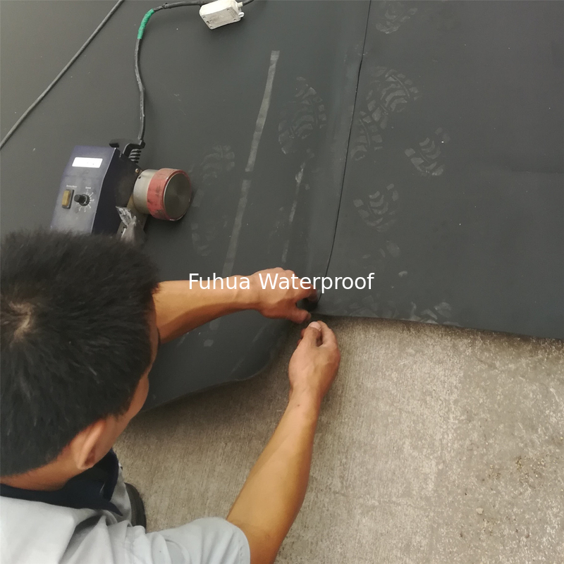 1.2mm 1.5mm 2.0mm epdm pond liner EPDM rubber waterproof membrane, Waterproofing rubber membranes epdm membrane