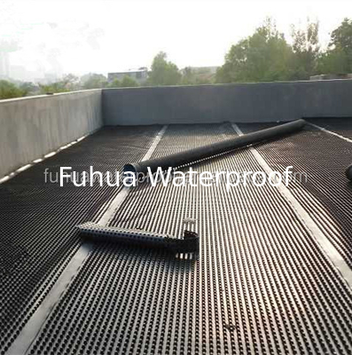 Good price Waterproof Membrane HDPE Black and White Drainage Cell Mat Board for Garden Drainage Length 10-15m by roll online