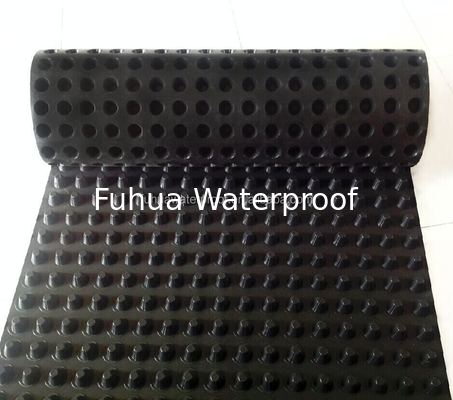 Good price 0.6mm Thickness 20mm Dimple Height HDPE Drainage Plastic Waterproof Sheet for Earthwork and Other Products online