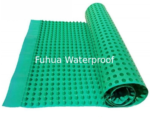 Good price 20m Length Waterproof Outdoor Flooring Roll with Customization Dimple Drainage Board Quartz Sand 1.5mm Membrane online