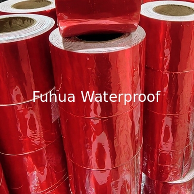 Good price Customized 1.0mm Thickness Red Alu.Butyl Tape Chinese Design Style Solution for Waterproofing Project Repairing Success online