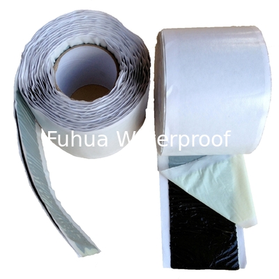 Good price 1.0mm 1.2mm 1.5mm 1.8mm 2.0mm 3.0mm 4.0mm Self Adhesive Bitumen / Asphalt Aluminum Foil Flash Band Roofing Waterproof Tape online