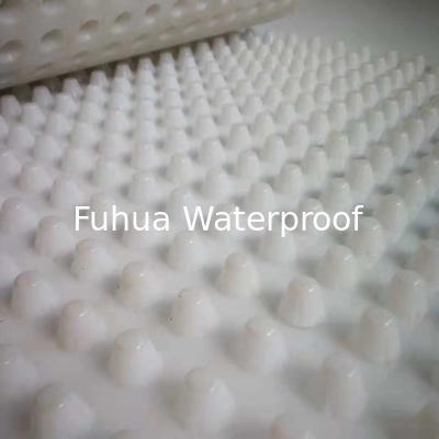 Good price 0.8mm-2.0mm Thickness HDPE Plastic Dimpled Foundation Foil Membrane Board in Black for Building online