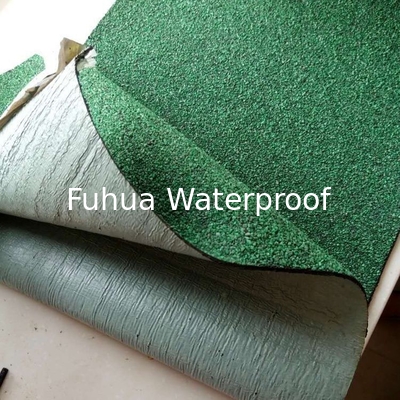 Good price Self Adhesive Roofing Membrane with Green Sand Modified Bitumen Middle Base Fibreglass or Polyester Base Durable and Easy online
