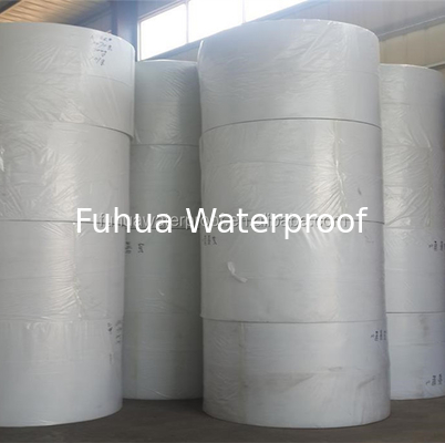 Good price 180gsm-200gsm Polyester Nonwoven Felt/Fabric for Bitumen Waterproofing Membrane in White and Green Length 800m-1500m online