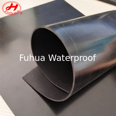 Good price 1.0mm1.2mm1.5mm2.0mm Thickness EPDM Coiled Rubber Waterproof Membrane for Roofing Garbage Pool and Tunnel Waterproofing online