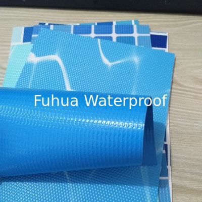 Good price Polyester Reinforced PVC Liner for Swimming Pool 1.2mm 1.5mm PVC Plastic Pool Liner Rolls Waterproofing Membrane online