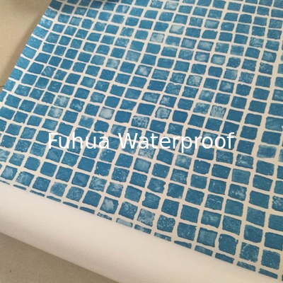 Good price Waterproof Membrane 1.5mm Anti Bacterial Mosaic Blue PVC Vinyl Swimming Pool Liner UV Resistance online