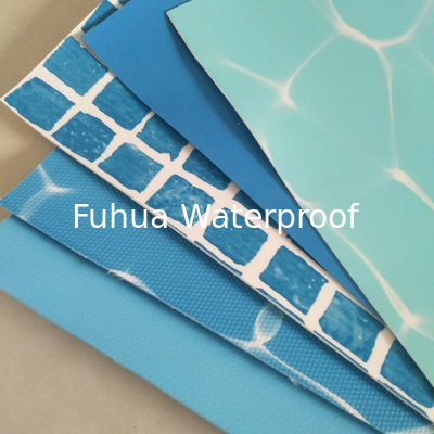 Good price Environmentally-Friendly 1.2mm1.5mm Vinyl Inside Fiber PVC Pool Liner Waterproofing Sheet UV Resistance Agent online