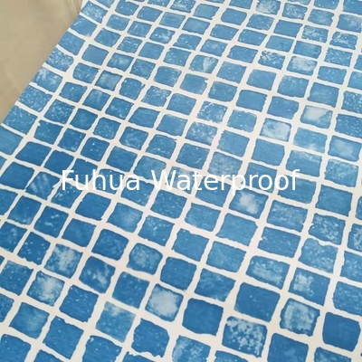 Good price Length 20m 30m or Customized Vinyl Pool Liner Blue Mosaic PVC Waterproof Membrane for Outdoor Swimming Pool online
