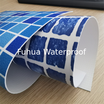 Good price Water Ripple Design PVC Pool Membrane 1.5mm Thickness for in Swimming Pool Material online