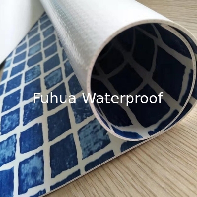 Good price Polyester Reinforced Design Mosaic PVC Pool Liner Plastic Sheet Rolls for Swimming Pool Inside Customizable and Durable online