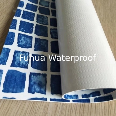Good price 60 Mil Mosaic Vinyl Pool Liner PVC Fabric Plastic Sheeting Rolls Made of PVC Membrane for Inside Polyester Reinforced PVC online