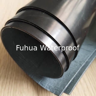 Good price Black Sticker Roofing Underlayment With Glue Building Materials 1.5mm EPDM Waterproofing Membrane online