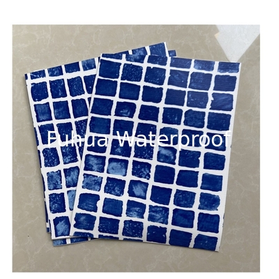 Good price Custom Pattern 1.5 2mm PVC Swimming Pool Liner with Mosaic Design and Anti-slip ISO9001/14001 Certified online