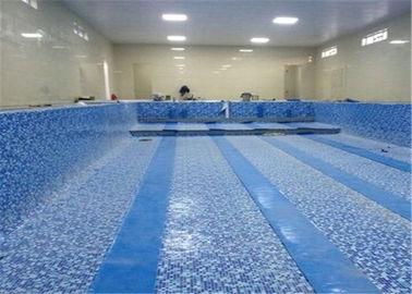 Good price 1.2mm, 1.5mm, 2.0mm swimming pool pvc liner/ pvc coated polyester mesh fabric/ pvc lamination sheet online