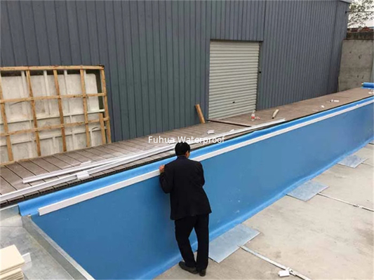 Good price 1.5mm blue / mosaic pvc swimming pool liner, pvc plastic membrane online