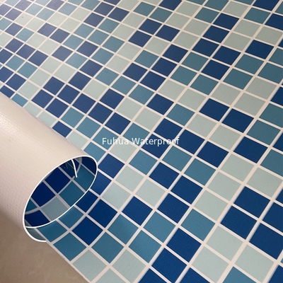 Good price Hot Sale Good Quality the swimming pool pvc waterproofing plastic membrane, 1.5mm mosaic pvc waterproofing membrane online